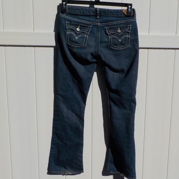 Levi 715 Boot Cut Jeans, Girls Size 16 - Picture 5 of 7